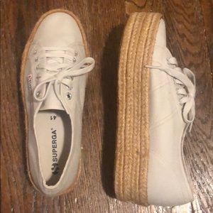 Superga espadrille platform sneakers